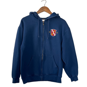 Walt Disney World Hoodie Embroidered 1971 Crest Blue Size M